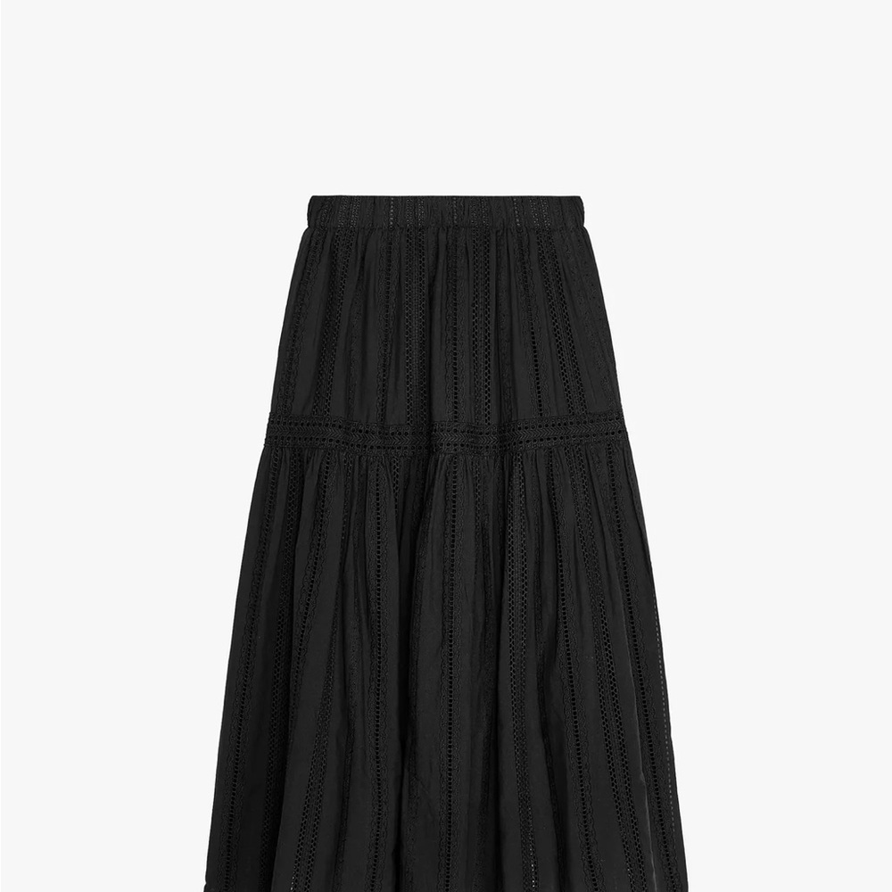 Zara Embroidered Eyelet Skirt